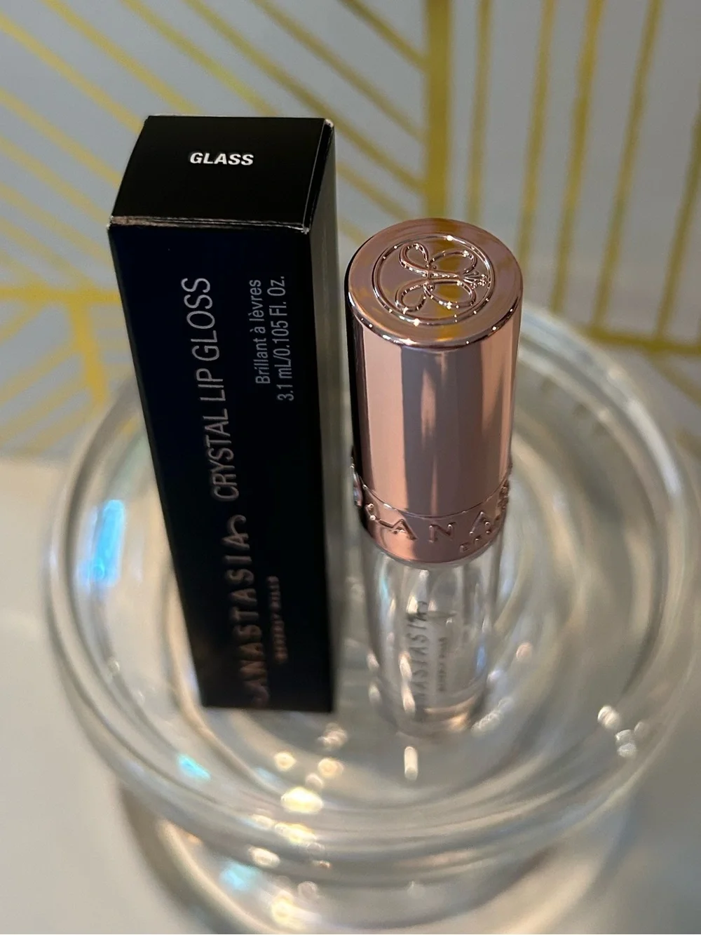 ✨ Anastasia Beverly Hills Crystal Lip Gloss | Glass | Full Size | New in Box